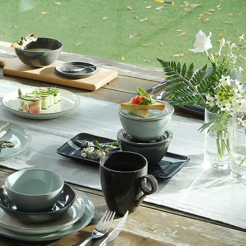 Neoflam - Guggen Paper Ceramic Rectangular Plate - Neoflam - Plates - Harumio