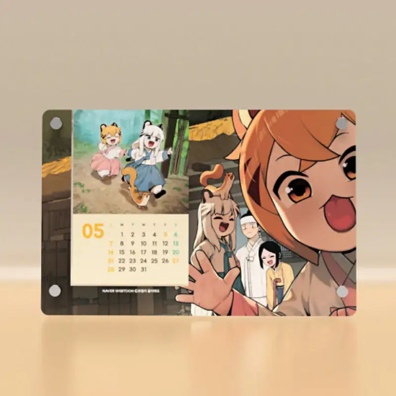 Tiger Coming In - 2023 Acrylic Calendar - Webtoon Friends - Calendar - Harumio