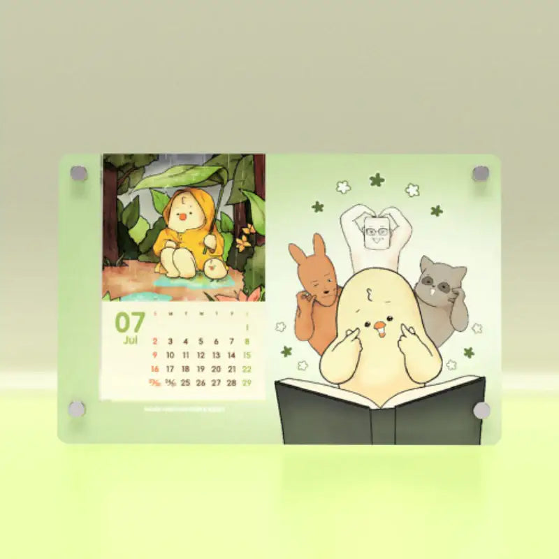 Graduate School Escape Journal - 2023 Acrylic Calendar - Webtoon Friends - Calendar - Harumio