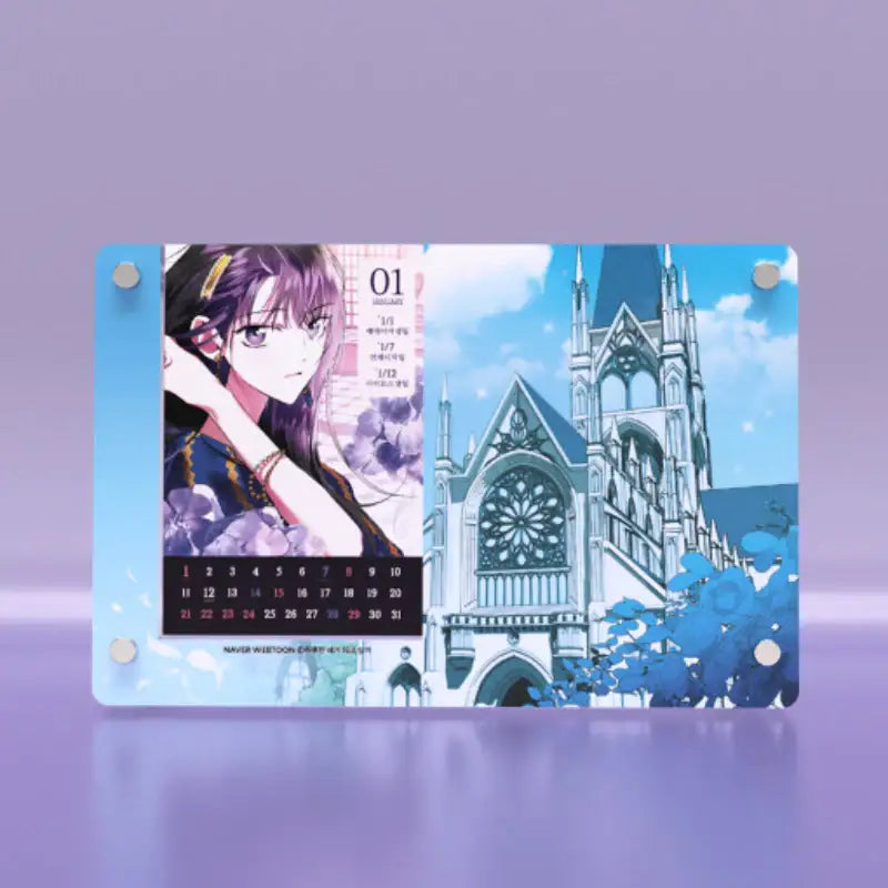 Your Throne - 2023 Acrylic Calendar - Webtoon Friends - Calendar - Harumio