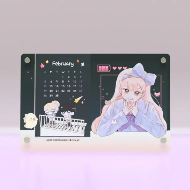 I Only Want to Beat You - 2023 Acrylic Calendar - Webtoon Friends - Calendar - Harumio