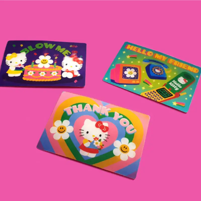 Wiggle Wiggle x Hello Kitty - Lenticular Card - Wiggle Wiggle - Card - Harumio
