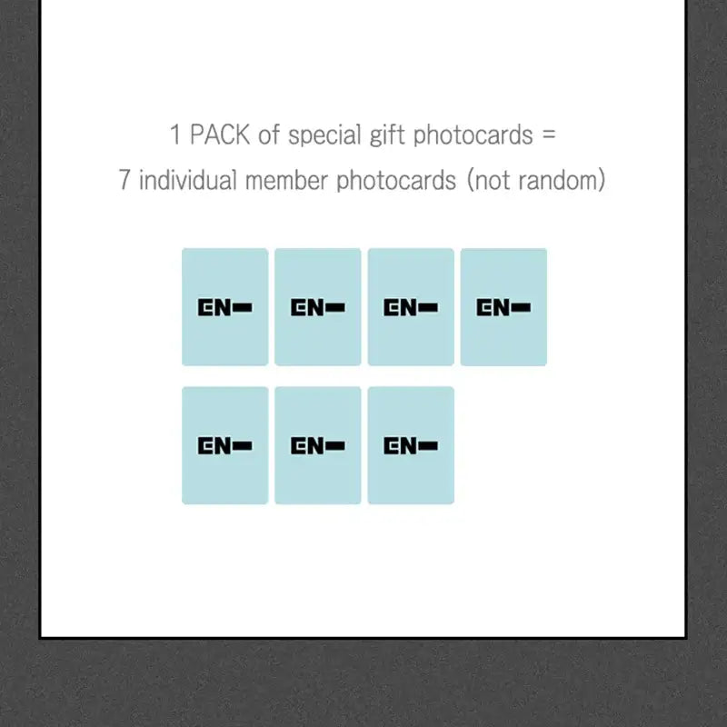 ENHYPEN - MANIFESTO - Trading Card Set - ENHYPEN - Collectible Trading Cards - Harumio ENHYPEN - MANIFESTO - Trading Card Set - ENHYPEN - Collectible Trading Cards - Harumio