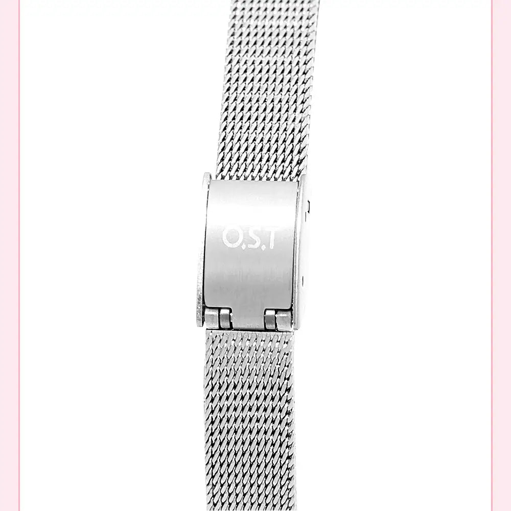 OST x Cardcaptor Sakura - Crow Card Cherry Blossom Mesh Watch - OST - Watches - Harumio OST x Cardcaptor Sakura - Crow Card Cherry Blossom Mesh Watch - OST - Watches - Harumio