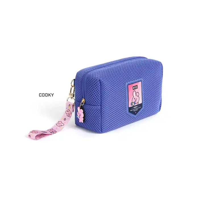 BT21 x Monopoly - Air Mesh Daily Pouch - Monopoly - Bag - Harumio BT21 x Monopoly - Air Mesh Daily Pouch - Monopoly - Bag - Harumio