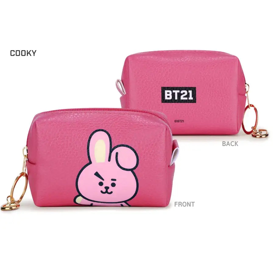 BT21 x Monopoly - PU Square Pouch - Small - Monopoly - Accessories - Harumio