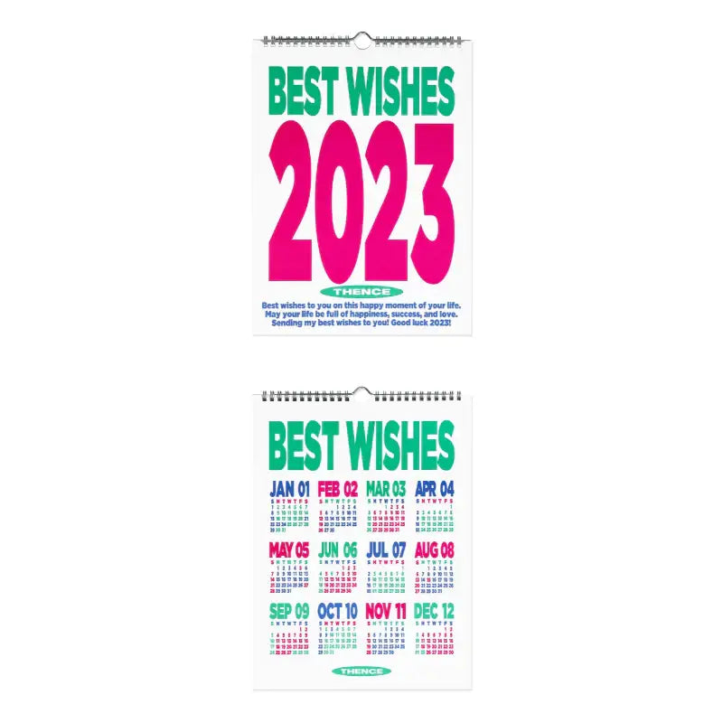 THENCE - 2023 Wall Calendar - THENCE - 2023 Wall Calendar - Harumio