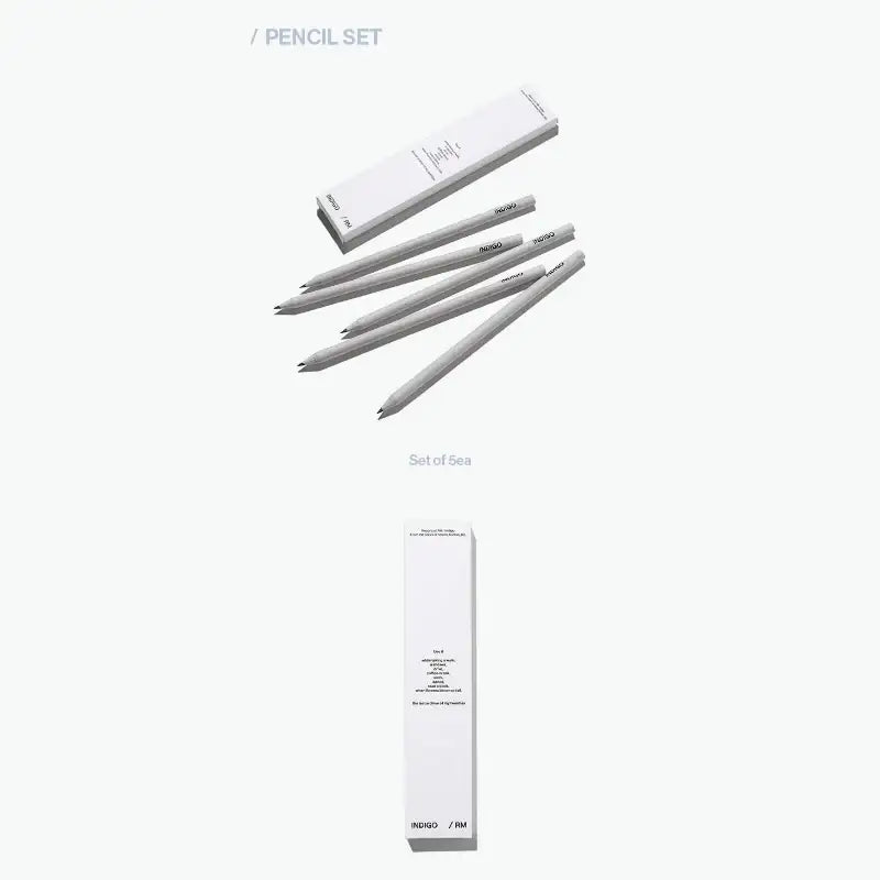 BTS RM - Indigo - Diary & Pencil Set - BTS - Diary - Harumio BTS RM - Indigo - Diary & Pencil Set - BTS - Diary - Harumio