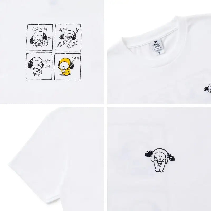BT21 - Hipster Short Sleeve T-Shirt - BT21 - T-Shirt - Harumio BT21 - Hipster Short Sleeve T-Shirt - BT21 - T-Shirt - Harumio