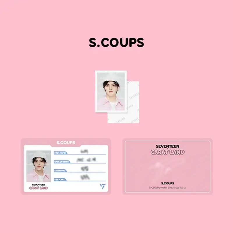 SEVENTEEN - 2023 CARAT LAND - ID Card Holder Set - SEVENTEEN - Card Holder - Harumio SEVENTEEN - 2023 CARAT LAND - ID Card Holder Set - SEVENTEEN - Card Holder - Harumio