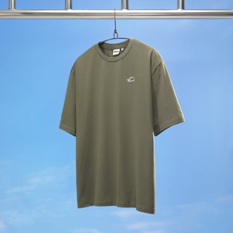 FILA x BTS - This Is Our Summer - Loose Fit Shoes Graphic Short Sleeve Tee