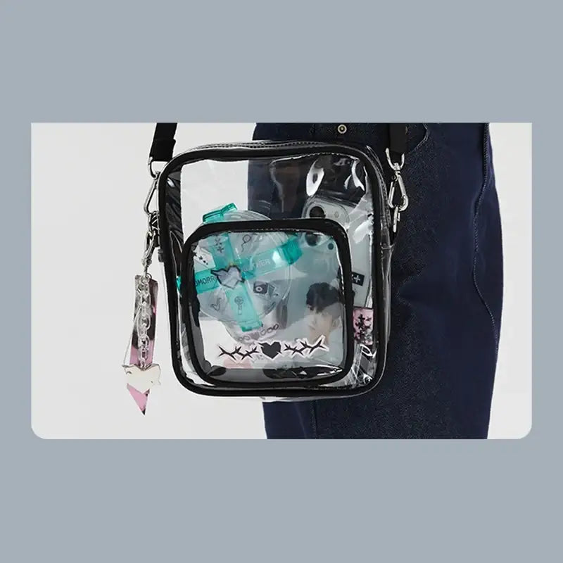 TXT - ACT:LOVESICK - Clear Cross Bag - TXT - Bags - Harumio TXT - ACT:LOVESICK - Clear Cross Bag - TXT - Bags - Harumio