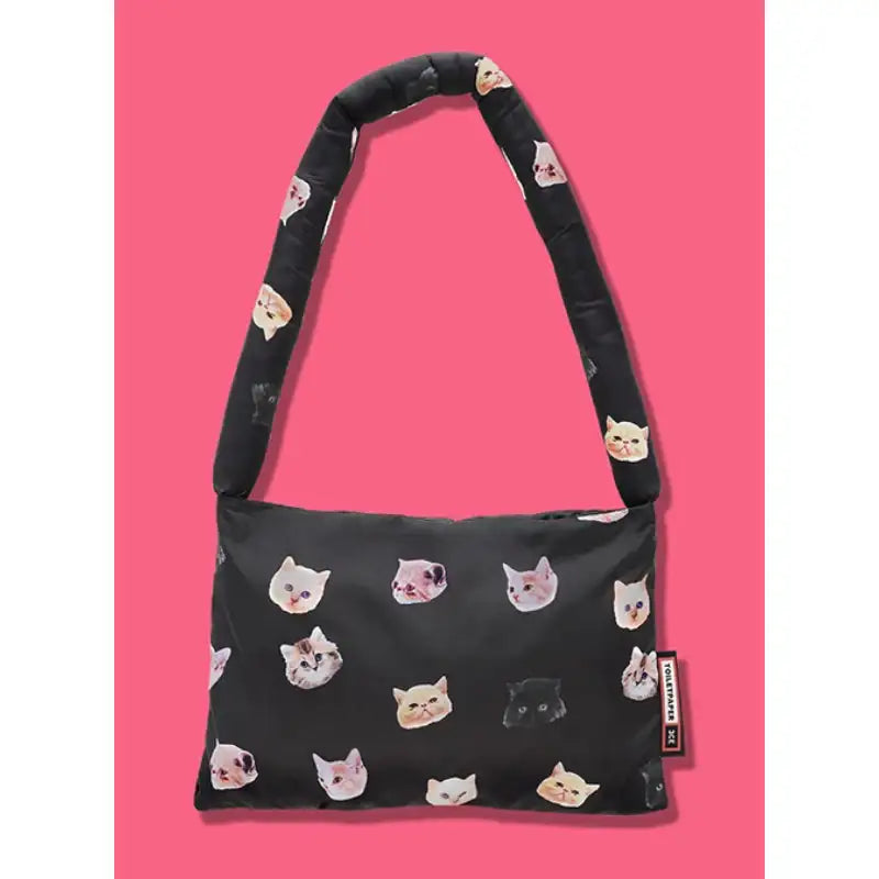 3CE x TOILETPAPER - Padded Shoulder Bag - 3CE - Shoulder Bag - Harumio 3CE x TOILETPAPER - Padded Shoulder Bag - 3CE - Shoulder Bag - Harumio