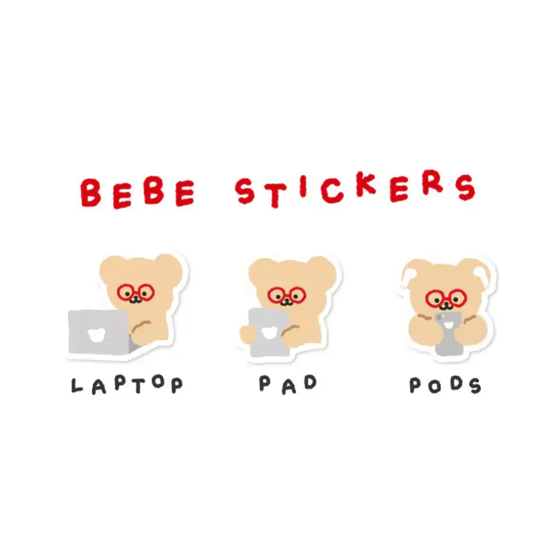 Teteum - Bebe Stickers Set - Teteum - Sticker - Harumio
