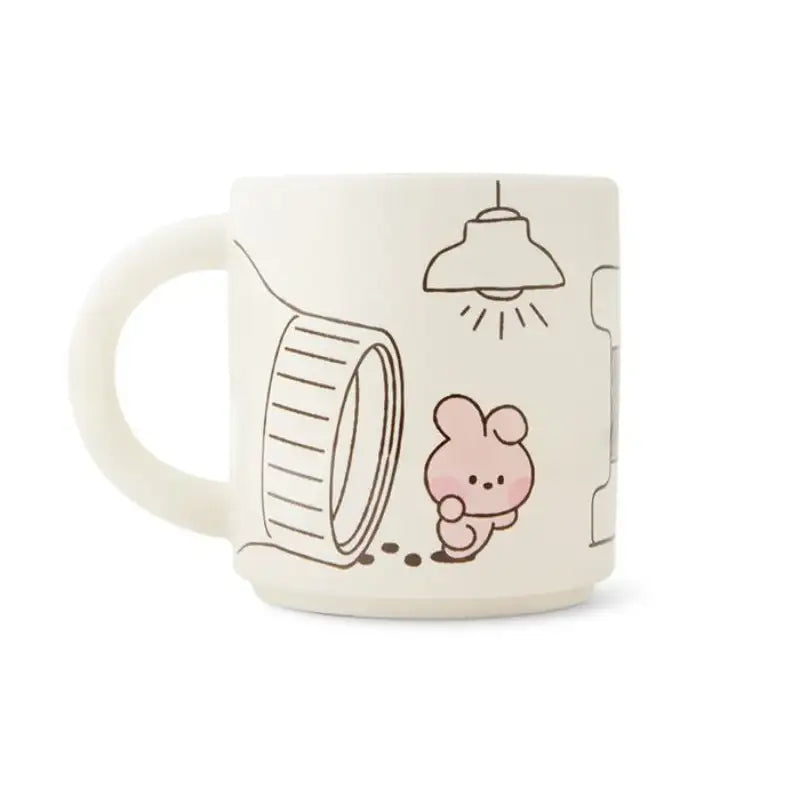 BT21 - Minini Ceramic Mug - LINE FRIENDS - Mugs - Harumio BT21 - Minini Ceramic Mug - LINE FRIENDS - Mugs - Harumio