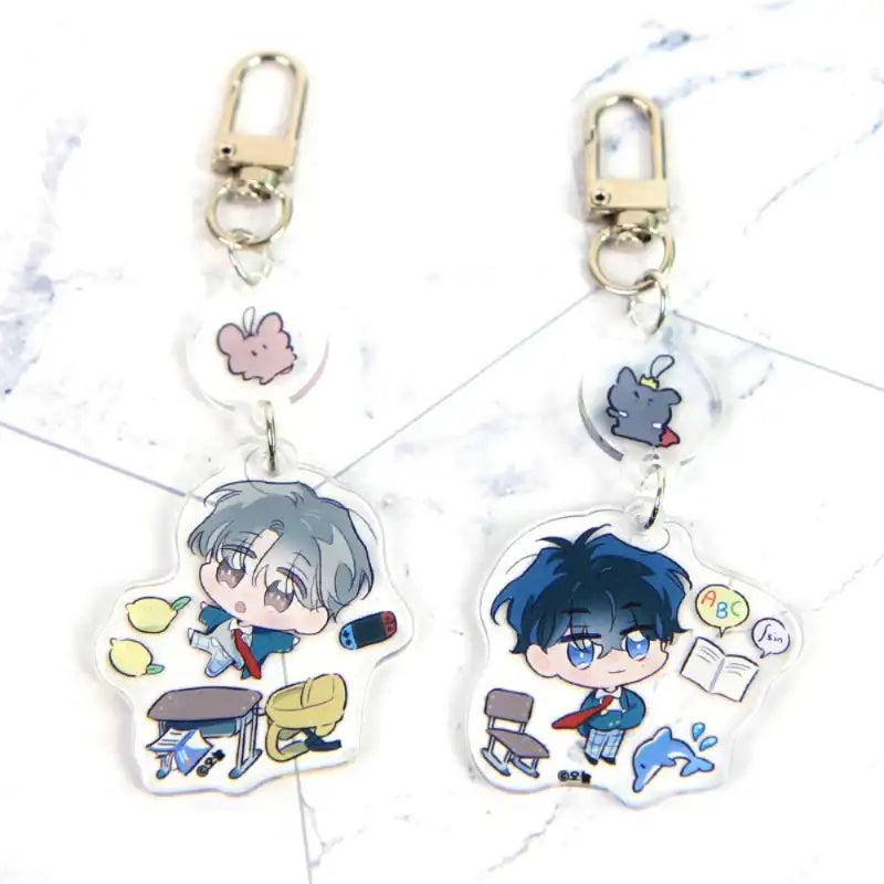 If We Would Determine Our Relationship, XOXO - Acrylic Keyring - Webtoon Shop - Keyrings - Harumio