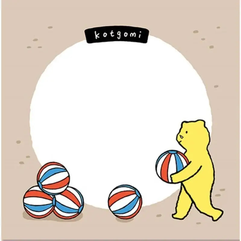 Stay With Us - Kotgomi Memo Paper - Stay With Us - Memo Paper - Harumio Stay With Us - Kotgomi Memo Paper - Stay With Us - Memo Paper - Harumio