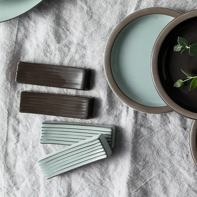 Neoflam - Guggen Paper Ceramic Chopstick Rest - Neoflam - Chopstick Rests - Harumio Neoflam - Guggen Paper Ceramic Chopstick Rest - Neoflam - Chopstick Rests - Harumio