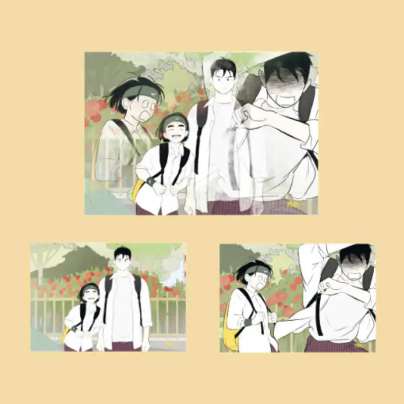 After School Lessons For Unripe Apples - Lenticular Card - Webtoon Friends - Lenticular Card - Harumio