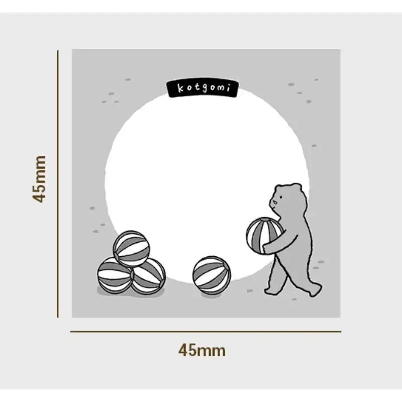 Stay With Us - Kotgomi Memo Paper - Stay With Us - Memo Paper - Harumio Stay With Us - Kotgomi Memo Paper - Stay With Us - Memo Paper - Harumio