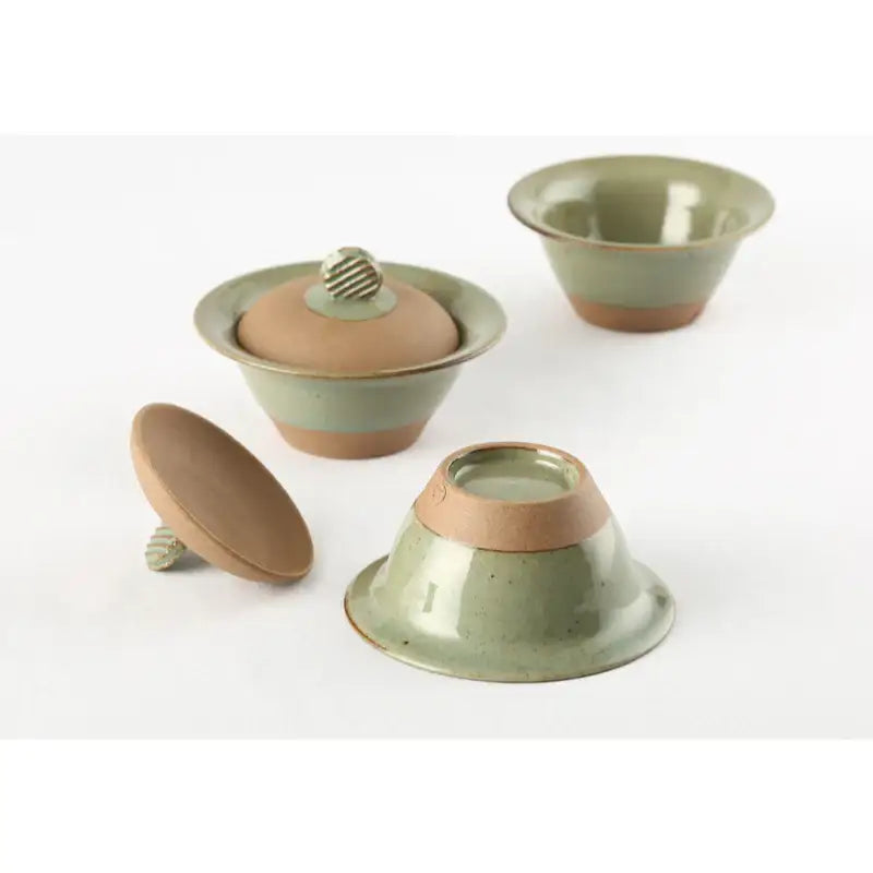 Chaora - Celadon Covered Bowl - Chaora - Tableware - Harumio