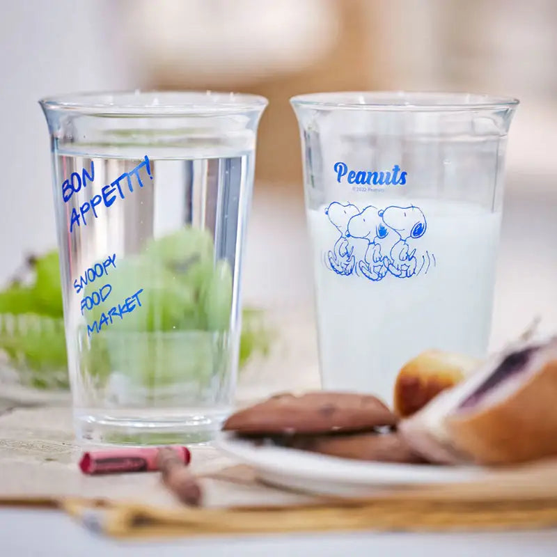 Bo Friends x Peanuts - Snoopy Glass Cup Set - Bo Friends - Glass Cup - Harumio