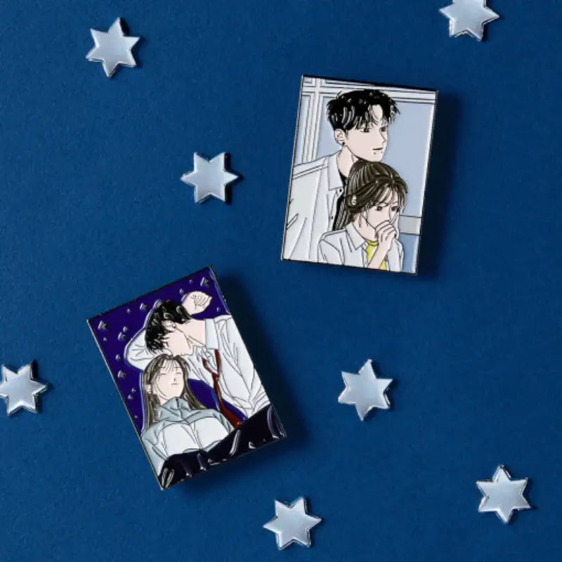 My Reason to Die - Moment Badge Set - Webtoon Friends - Badge - Harumio
