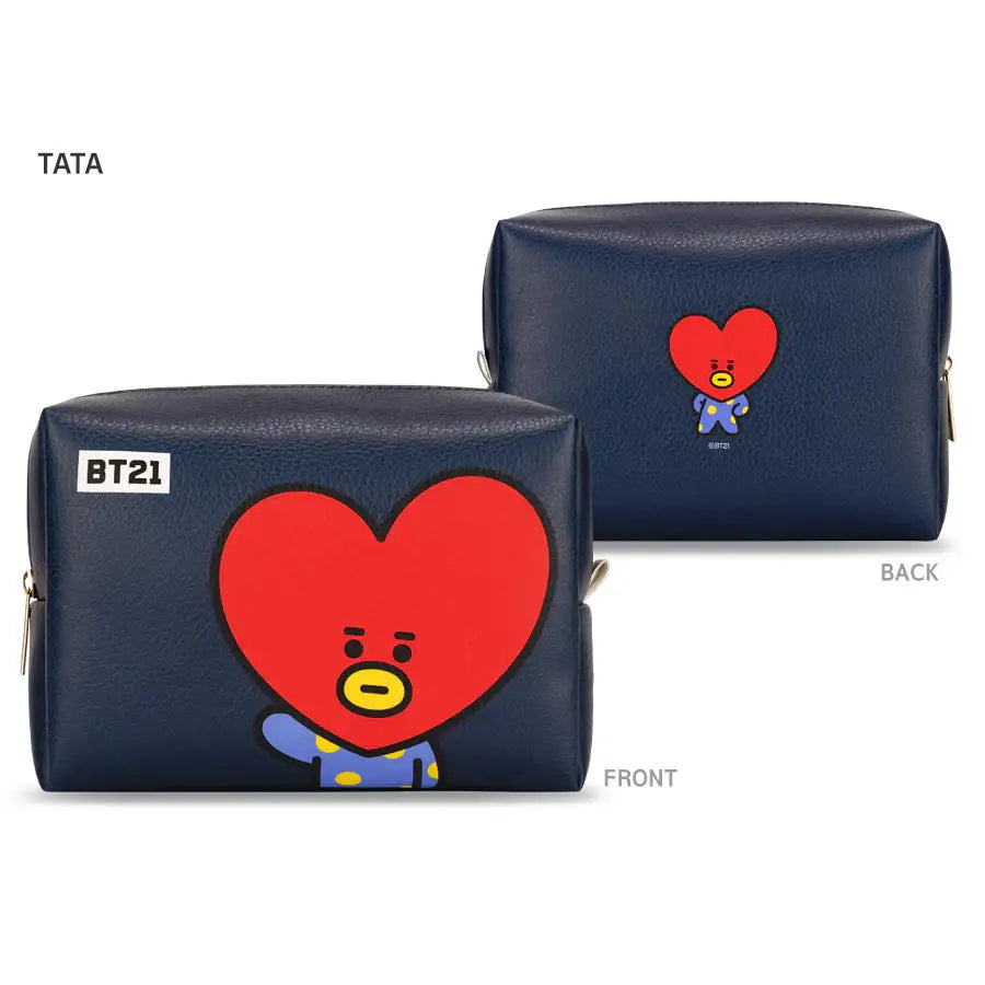 BT21 x Monopoly - PU Square Pouch - Large - Monopoly - Accessories - Harumio