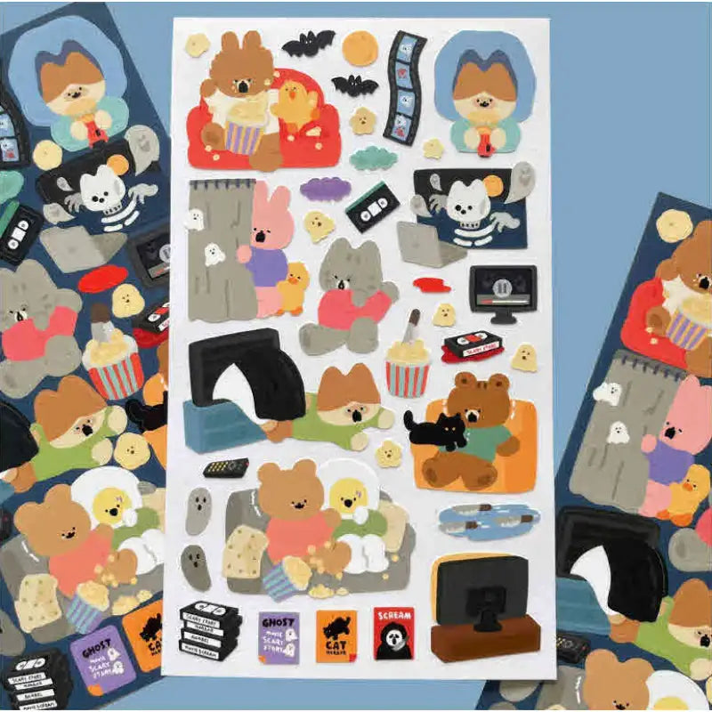 Jelly Crew - Egugu - Horror Movie Seal Sticker - Jelly Crew - Stickers - Harumio Jelly Crew - Egugu - Horror Movie Seal Sticker - Jelly Crew - Stickers - Harumio