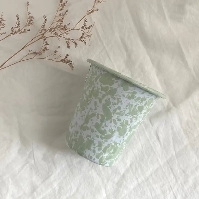 Like A Cafe - Crow Canyon : Mint Marble Short Tumbler - Like A Cafe - Tumblers - Harumio