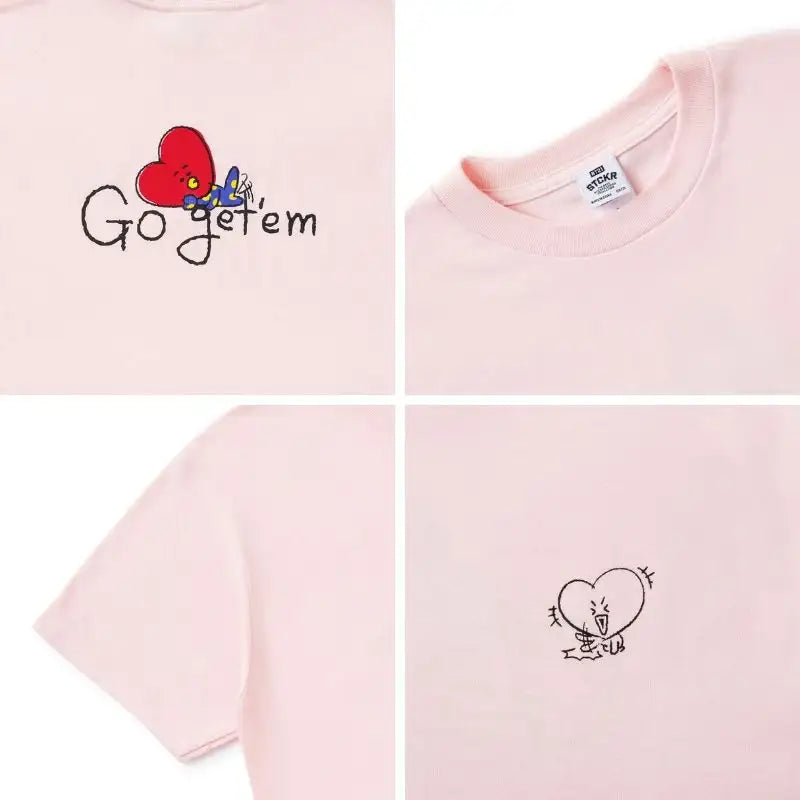 BT21 - Hipster Short Sleeve T-Shirt - BT21 - T-Shirt - Harumio BT21 - Hipster Short Sleeve T-Shirt - BT21 - T-Shirt - Harumio