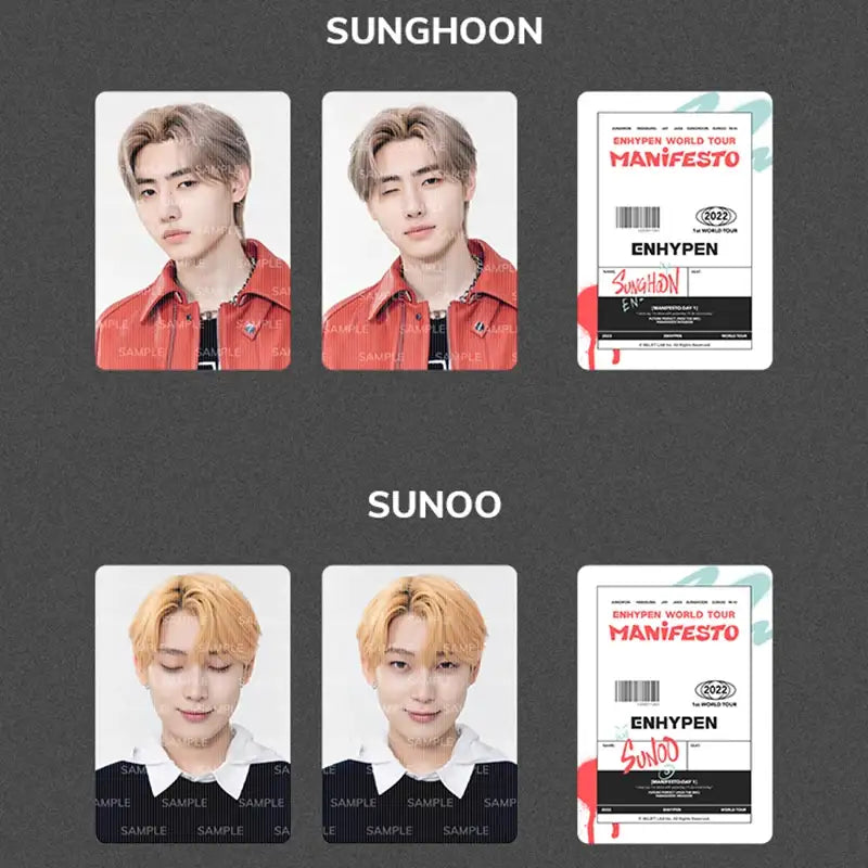 ENHYPEN - MANIFESTO - Lenticular Photo Set - ENHYPEN - Photo Card - Harumio ENHYPEN - MANIFESTO - Lenticular Photo Set - ENHYPEN - Photo Card - Harumio