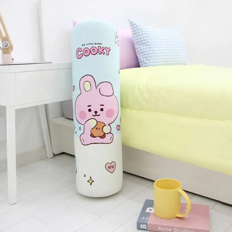 NARA HOME DECO x BT21- Round Body Pillow - NARA HOME DECO - Long pillow - Harumio NARA HOME DECO x BT21- Round Body Pillow - NARA HOME DECO - Long pillow - Harumio