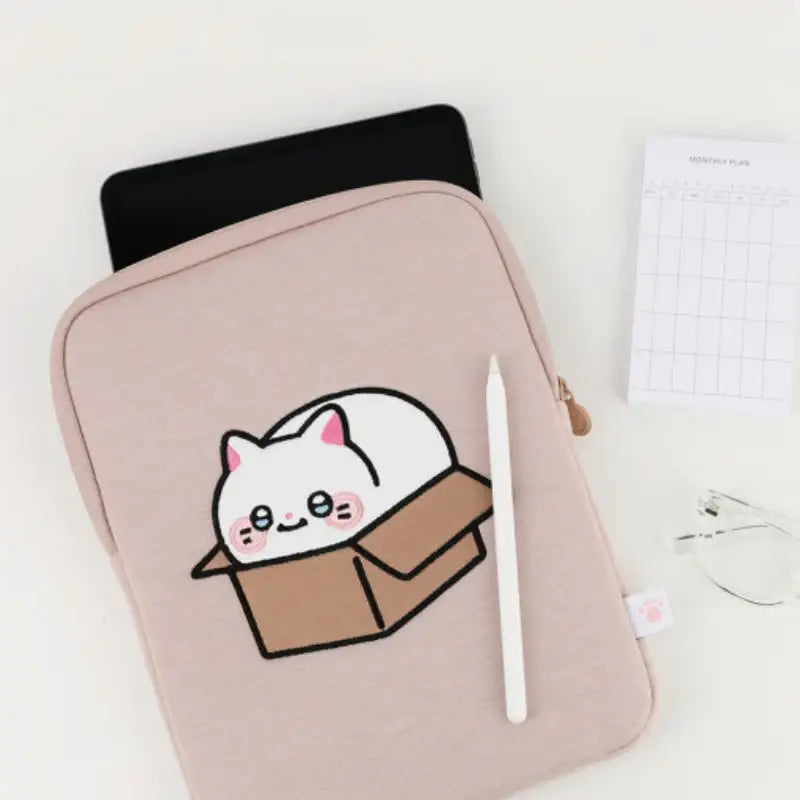 Meow Man - Tablet Pouch - Webtoon Friends - Tablet Pouch - Harumio