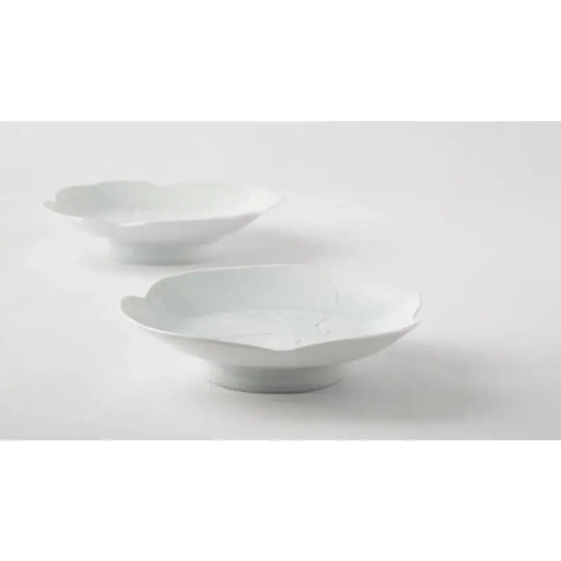 Chaora - Embossed Lily Compote Plate - Chaora - Tableware - Harumio