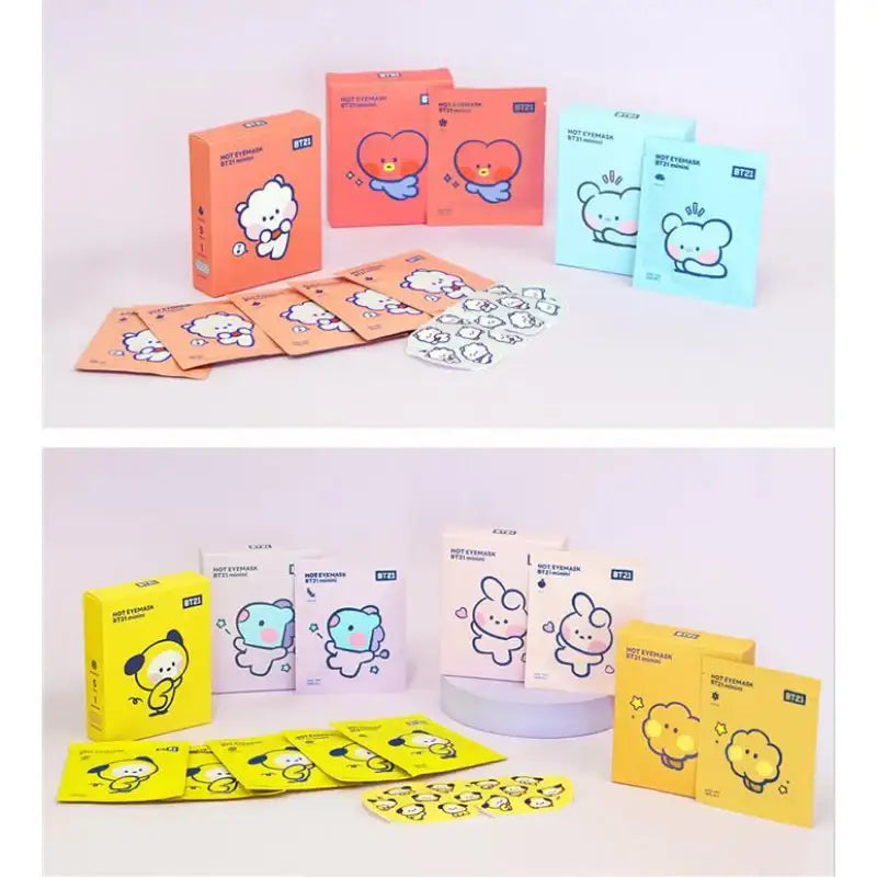 BT21 - Minini Hot Eye Mask - Line Friends - Accessories - Harumio BT21 - Minini Hot Eye Mask - Line Friends - Accessories - Harumio