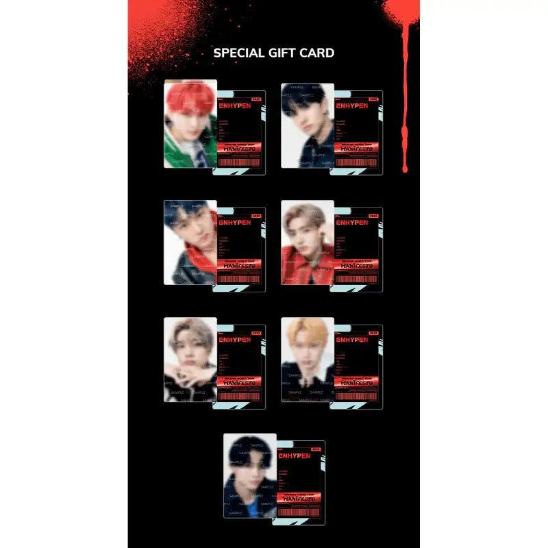 ENHYPEN - MANIFESTO - Trading Card Set - ENHYPEN - Collectible Trading Cards - Harumio ENHYPEN - MANIFESTO - Trading Card Set - ENHYPEN - Collectible Trading Cards - Harumio