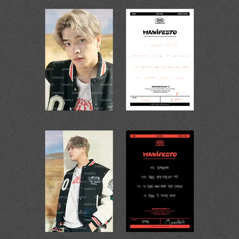 ENHYPEN - MANIFESTO - Postcard Book - ENHYPEN - Postcards - Harumio ENHYPEN - MANIFESTO - Postcard Book - ENHYPEN - Postcards - Harumio