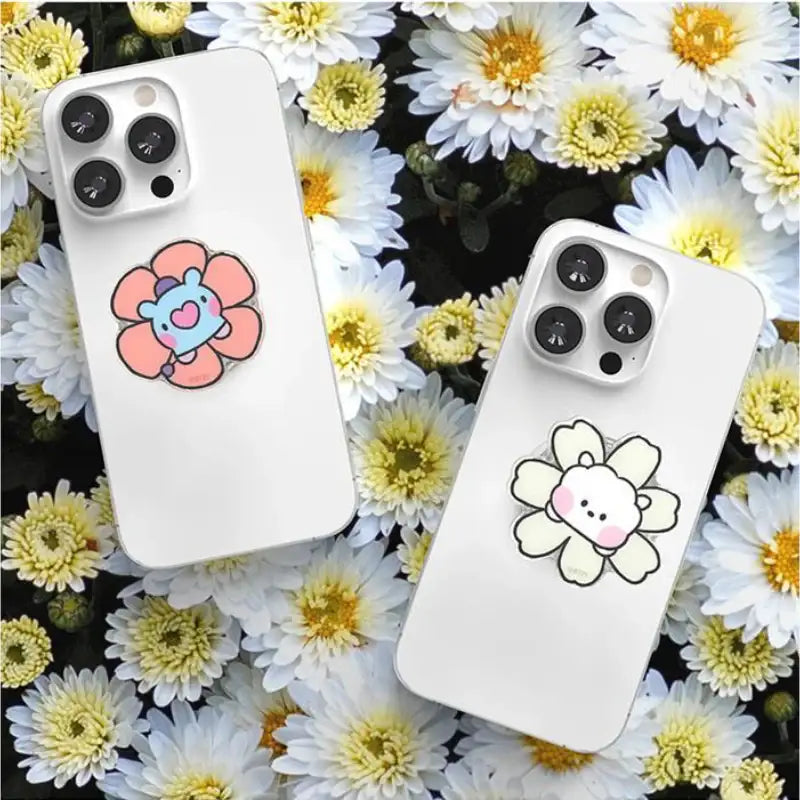 BT21 - Minini Happy Flower Epoxy Griptok - BT21 - Griptok - Harumio