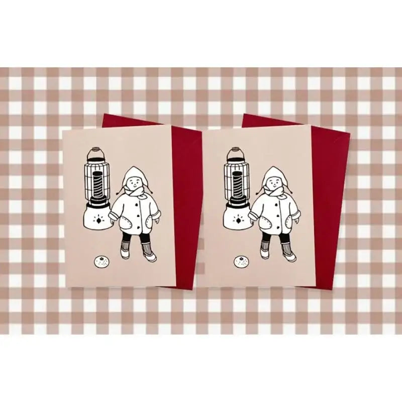 Stay With Us - Winter Baby Card - Stay With Us - Card - Harumio