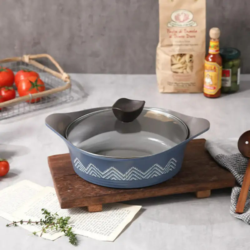 Neoflam - Santorini Low Pot 24cm - Neoflam - Low Pot - Harumio