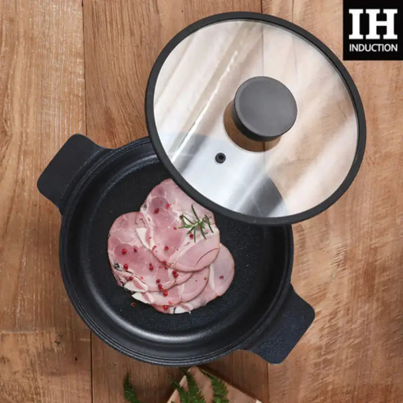 Neoflam - Vulcam Pot Set Of 3 - Neoflam - Stock Pot - Harumio Neoflam - Vulcam Pot Set Of 3 - Neoflam - Stock Pot - Harumio