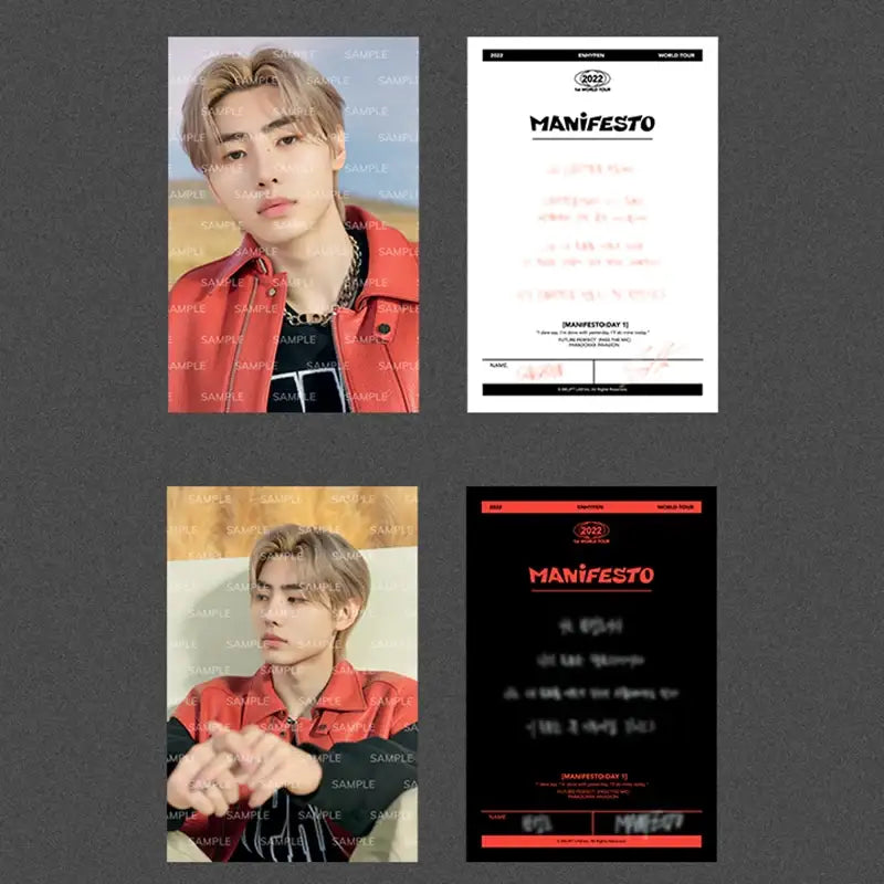 ENHYPEN - MANIFESTO - Postcard Book - ENHYPEN - Postcards - Harumio ENHYPEN - MANIFESTO - Postcard Book - ENHYPEN - Postcards - Harumio