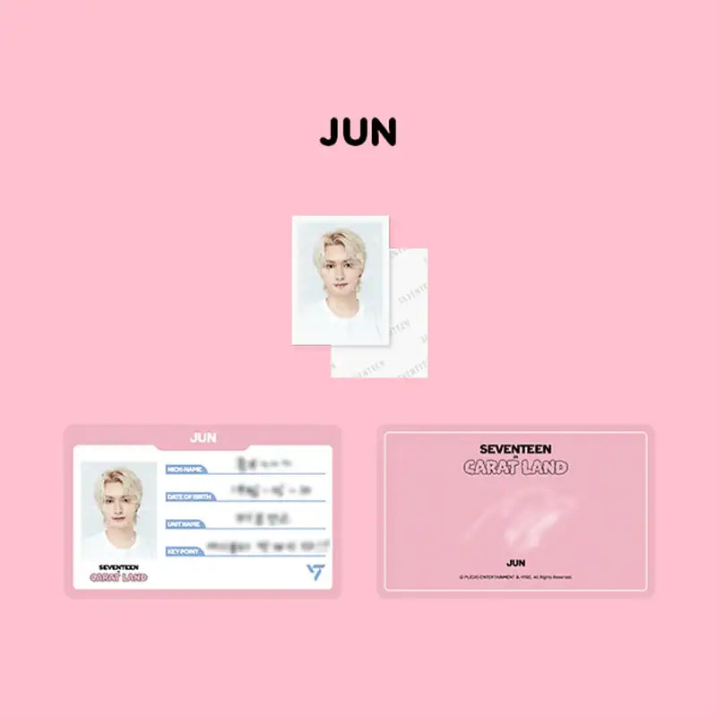 SEVENTEEN - 2023 CARAT LAND - ID Card Holder Set - SEVENTEEN - Card Holder - Harumio SEVENTEEN - 2023 CARAT LAND - ID Card Holder Set - SEVENTEEN - Card Holder - Harumio