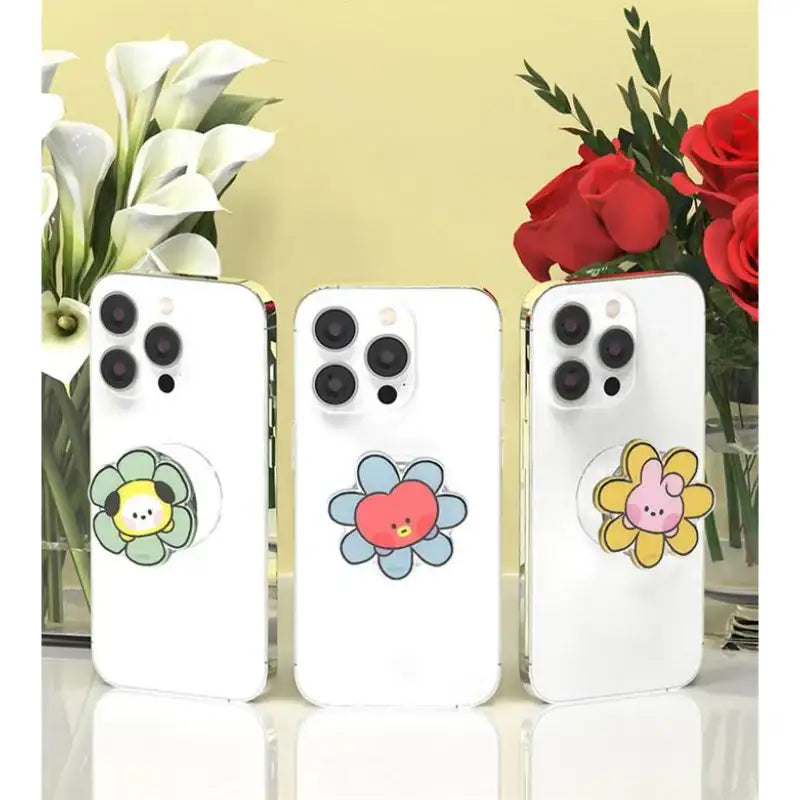 BT21 - Minini Happy Flower Epoxy Griptok - BT21 - Griptok - Harumio BT21 - Minini Happy Flower Epoxy Griptok - BT21 - Griptok - Harumio