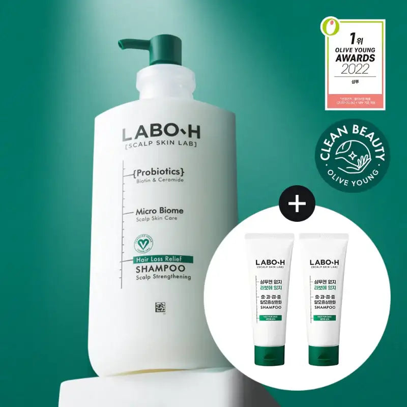Labo-H - Hair Loss Relief Shampoo - Jumbo Size Special Set - Labo-H - Hair Shampoo - Harumio