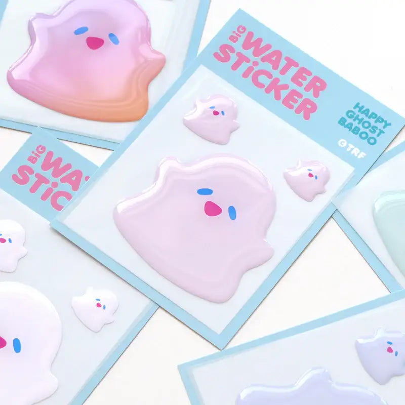 The Recorder Factory - Happy Ghost Baboo Big Water Sticker - The Recorder Factory - Accessories - Harumio