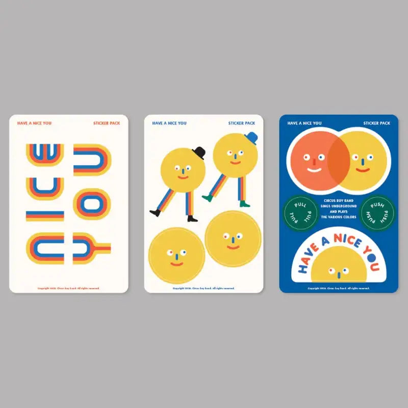 Circus Boy Band - Sticker Pack S 02 - Circus Boy Band - Decorative Stickers - Harumio