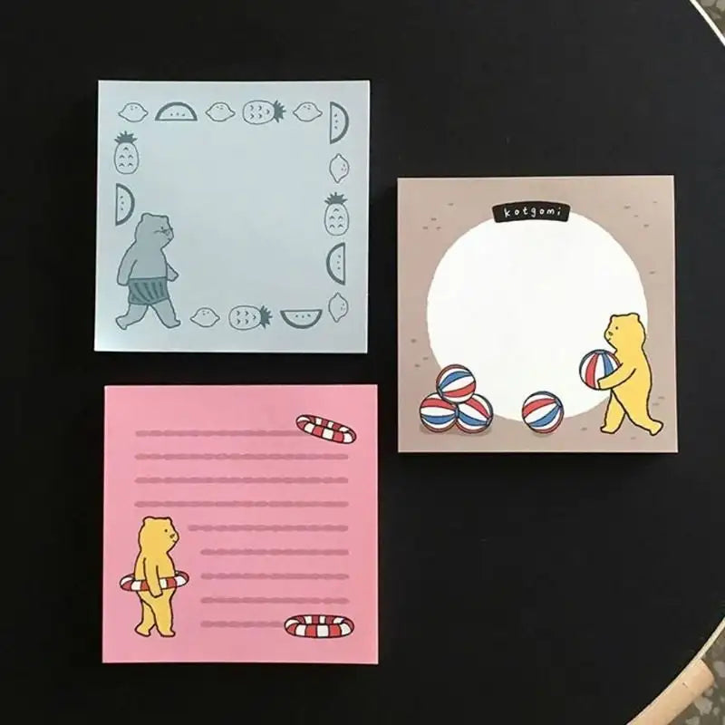 Stay With Us - Kotgomi Memo Paper - Stay With Us - Memo Paper - Harumio