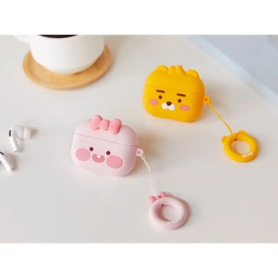 Kakao Friends - Airpod Pro Case with Finger Keyring - Kakao Friends - Accessories - Harumio